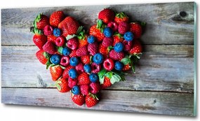 Fotó kép edzett üveg kávébab 125x50