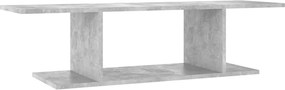 vidaXL betonszürke falra szerelhető TV-szekrény 103 x 30 x 26,5 cm