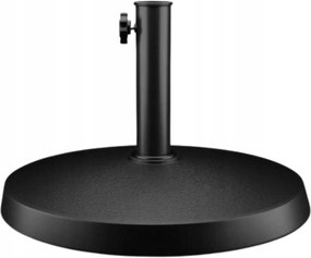 Kerti Esernyőtartó Állvány Átm.45 Cm Fekete Beton Univerzális Kerek