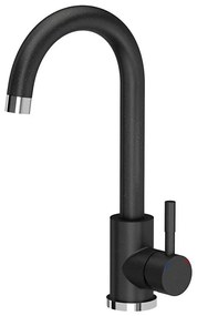 Samona - 32 cm-es gránit mosogató csaptelep/fekete