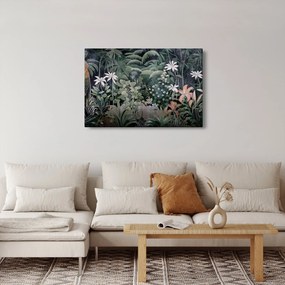 Kép - Festett dzsungel minta (90x60 cm)