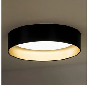 Duolla - LED Mennyezeti lámpa ROLLER LED/24W/230V átm. 45 cm fekete/arany