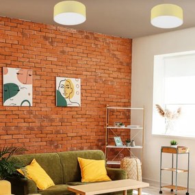 Mennyezeti lámpa SIRJA PASTEL DOUBLE 2xE27/15W/230V átm. 35 cm sárga