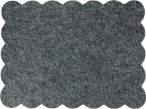 Filc tányéralátét 33 x 44 cm Szürke
