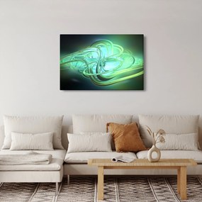 Zöld absztrakció kép (90x60 cm)