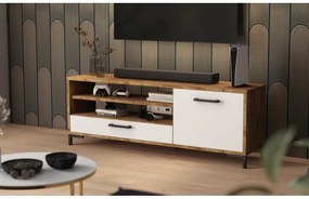 Tv szekrény/asztal Cascade (lancester tölgy + fehér). 1098745