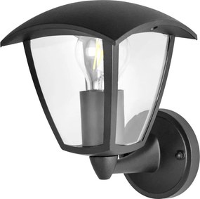POLUX 311863 IGMA Klasszikus Kültéri Fali Lámpa Matt Fekete E27 IP44