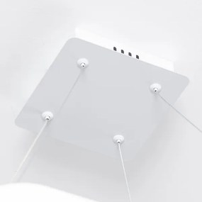 Brilagi - LED dimmelhető kábelre függeszthető csillár FALCON SLIM LED/50W/230V 50x50 cm fehér + távirányító