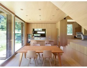 APLED - LED Lámpa SQUARE WOODLINE LED/3W/230V 3000K 9x9 cm tölgy tömör fa