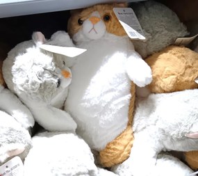 Lusta macska kitömött állat: Az új ennivaló barátod 25 Cm