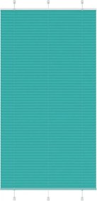 vidaXL pliszírozott redőny Benzinzöld 105x200 cm Szövetszélesség