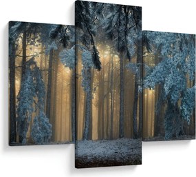 A havas erdő képe (90x60 cm)