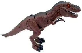 25 Cm Doyusha Élethű Távirányítós Járó Dinoszaurusz infravörös T-REX elektromos Dínó Akkus Ordít Fénnyel és Hanggal