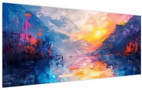 Kép - Tájképfestészet (120x50 cm)