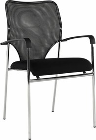 Szék tárgyalóterembe, fekete, UMUT