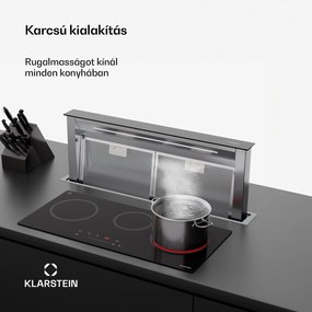 Klarstein CeramEase Slim VTC főzőlap, üvegkerámia, 3 főzőlap, 5,2 kW, érintős, időzítő