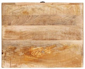 Végasztalok fiókkal ajtóval Barna 40 x 32 x 46 cm tömör mangófa
