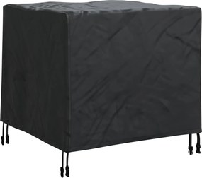 vidaXL Bútor takaró Egyszínű Fekete 64 x 64 x 65 cm 420D Oxford Szövet