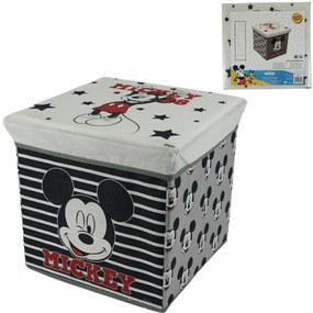 Játéktároló doboz MICKEY MOUSE 30x30 cm szürke