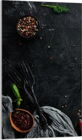 Üveg Vágódeszka 30x52 Pala a Konyhába