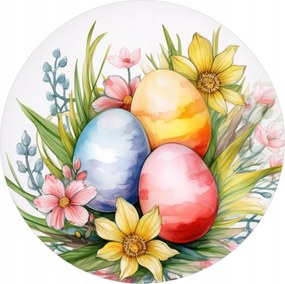 Kerámia poháralátét x4 Húsvéti tojás minta3