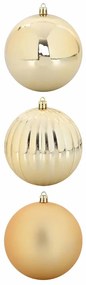Karácsonyi Díszgömb Készlet 3 pcs Arany