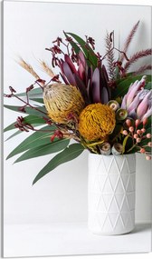 Üveg Vágódeszka 30x52 Virágok a Konyhába