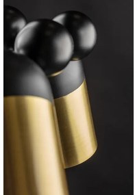 Lámpa Mennyezeti lámpatest MOUSE II, 0598, max.250V, 50/60Hz, 3*E27, max.25 W, IP20, átmérő 30 cm, arany/fekete