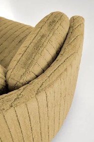 Pegas dönthető és forgatható fotel mustársárga