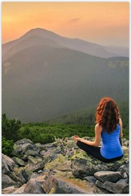 Poszterek 60x90 Elmélkedések a hegyekben