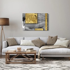 Kép - Arany négyzetek N⁰2 (90x60 cm)