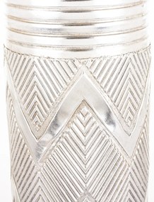 Derby design Esernyőtartó, ezüst fém, 55x19.5x19.5cm