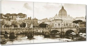 Vászonkép 60x30 Róma Vatikán panoráma