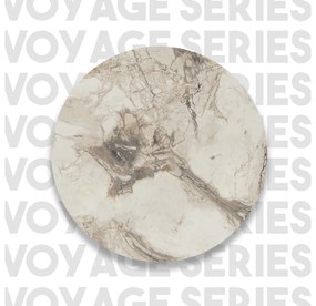 Dohányzóasztal Vogreolla (fehér márvány + arany). 1106465