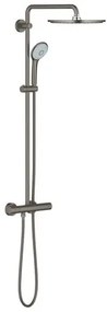 Grohe Euphoria System zuhanyrendszer termosztatikus csapteleppel csiszolt kemény grafit 26075al0 G26075AL0