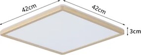 Brilagi - LED fürdőszobai lámpatest ultravékony LED/24W/230V 42x42 cm aranyszínű IP54