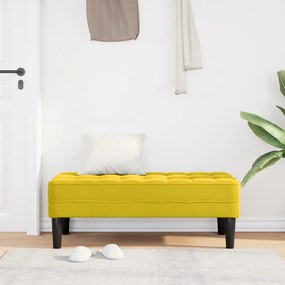 Pad Sárga 113x57x39 cm Bársonyos