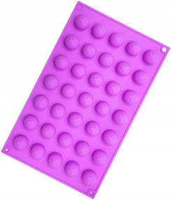 1 db 35 lyukú gömb alakú szilikon csokoládé öntőforma