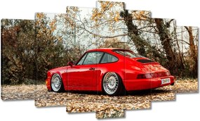 Vászonkép 140x80 Piros Porsche Autó