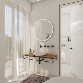 NIMCO ZP 26000R - LED Fürdőszobai tükör háttérvilágítással 6500K átm. 60 cm IP44