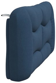 kék szövet fejtámla párna 160 cm