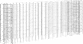 vidaXL horganyzott vas gabion magaságyás 260x50x100 cm