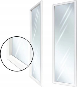 Keretes tükör 90x50 95x55 modern fehér 3D