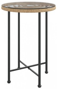 5 részes polyrattan kerti étkezőgarnitúra