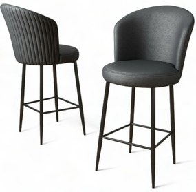Uras Anthracite and Black bárszék szett, 4 db, 4 db