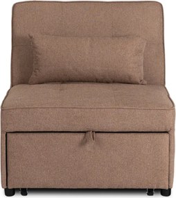 Dönthető, alvófunkciós fotel iberis 80 cm barna, fotel