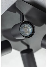 Lámpa Mennyezeti lámpatest VENETO, IP20, max. 20W, 4 x GU10, kör/négyzet, fekete
