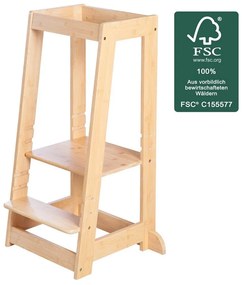 Natúr színű bambusz tanulótorony – Roba