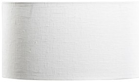 Fehér ovális lenvászon lámpabúra 35/23/18