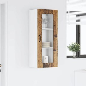 Fali konyhaszekrény polcokkal Öreg fa 40 x 31 x 100 cm Faanyag